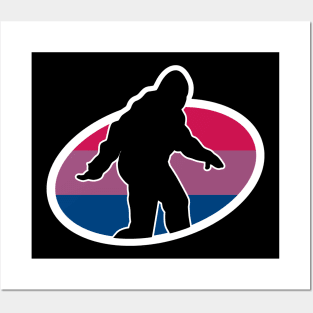 Bisexual Bigfoot Cryptid Pride Posters and Art